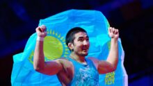 Казахстанская сборная завоевывает две золотые медали на чемпионате Азии по вольной борьбе