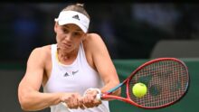 <p>Елена Рыбакина потерпела поражение в стартовом раунде соревнований WTA.</p>
