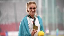 <p> Елена Михина стала чемпионкой Азии по легкой атлетике в помещении </p>