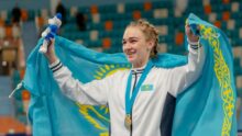 <p> Казахстанские спортсмены завоевали 12 медалей на домашнем чемпионате Азии в помещении </p>