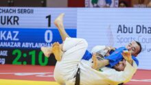 Абылайхан Жубаназар завоевывает бронзу на Grand Slam по дзюдо в Монголии