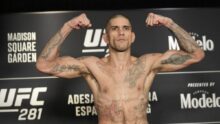 <p>Адесагну победил Перейру, который затем стал чемпионом UFC.</p>