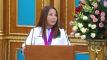 Асем Орынбай, чемпионка Азиады, приглашает президента Казахстана на свадьбу