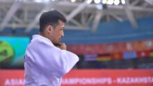 ЧМ по дзюдо: Гусман Кыргызбаев завершил борьбу на третьем круге