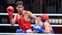 Асланбек Шымбергенов завоевал золото на чемпионате мира по боксу
