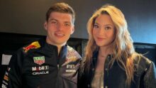 <p> Олимпийская чемпионка Элейн Го сфотографировалась с гонщиком Формулы-1 Максом Ферстаппеном </p>