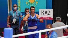 Кункабаев не смог одолеть олимпийского чемпиона Джалолова на ЧМ по боксу в Ташкенте