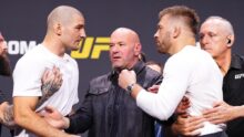 Чемпион UFC Шон Стриклэнд устроил потасовку с Дрикусом Дю Плесси (видео)