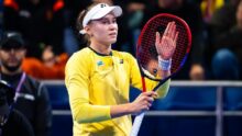 Елена Рыбакина занимает второе место в чемпионской гонке WTA