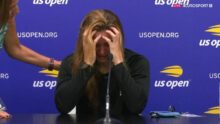 Эмоциональный крах: Мария Саккари не сдержала слез после неудачи на US Open